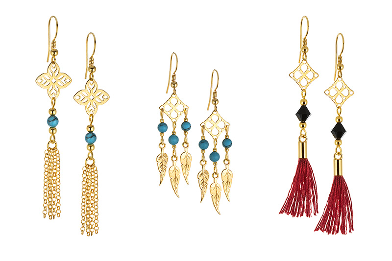 biżuteria packshoty kolczyki