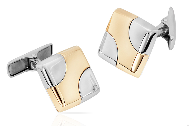 packshoty biżuteria złota spinki