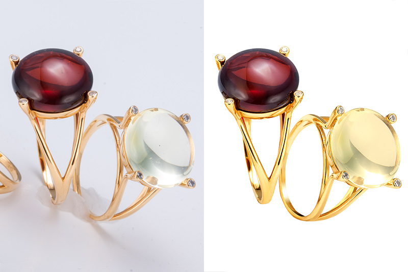 obróbka zdjęć biżuterii