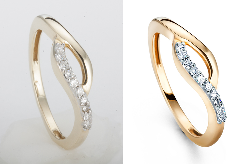 obróbka zdjęć biżuterii