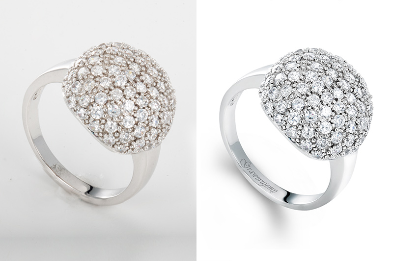 obróbka zdjęć biżuteria