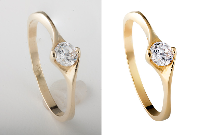 retusz zdjęć biżuteria