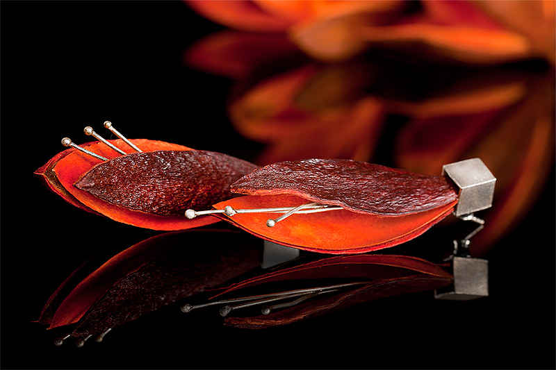 zdjęcia biżuterii kolczyki