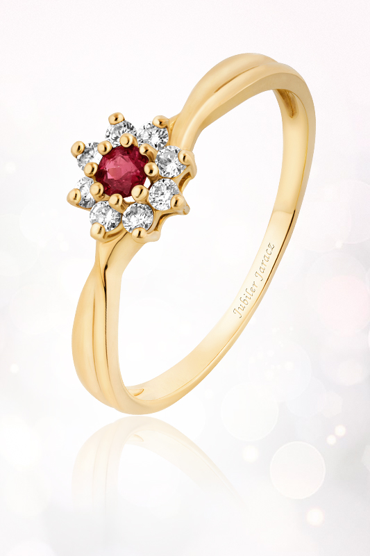 zdjęcia biżuterii pierścionki z brylantami